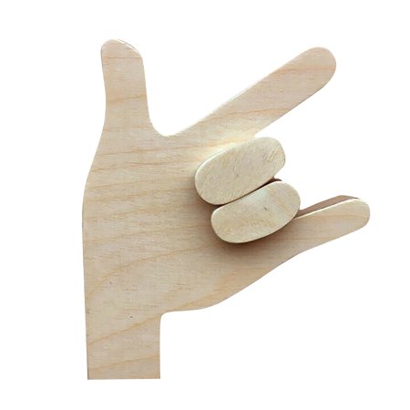 Wooden Gesture Hook Decorative Storage Shelf Key Chain Wall Hook Ornaments SA9