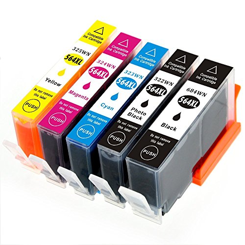 Kingway 564 564XL Replacement for HP 564 564XL Ink Cartridge Compatible with HP Photosmart 6520 5520 7525 7510 6510 5510 C410a C6380 D7560 C510a Deskj thumbnail