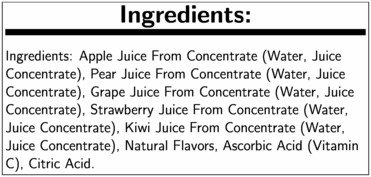 Juicy Juice Kiwi Strawberry Single Serve Box, 54 Fluid Ounce -- 4 per Case. thumbnail