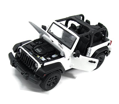 New 1:18 W/B SPECIAL EDITION - WHITE 2014 JEEP WRANGLER WILLYS EDITION Diecast Model Car by Maisto thumbnail