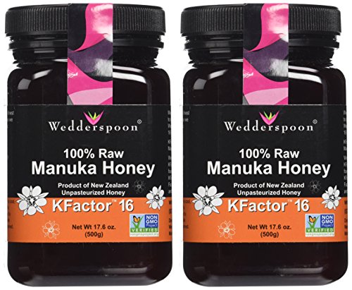 Wedderspoon Raw Manuka Honey Active 16+, 17.6-Ounce Jar (two Pack) thumbnail