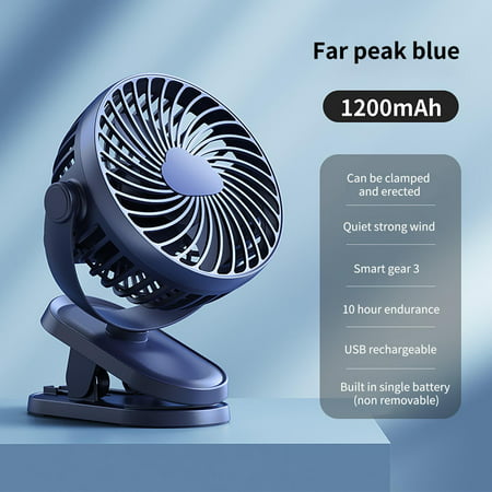 Yannianjz USB Mini Wind Power Handheld Clip Fan Convenient and Ultra-quiet Fan High Quality Portable Student Cute Small Cool Ventilador 2564 New Home 