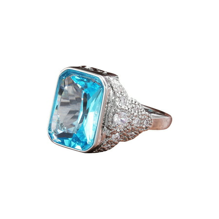 S^8875，Gorgeous Ring Fashion Style Wedding Ring for Lover Jewelry Gift Copper Ring，P#8875 GV3