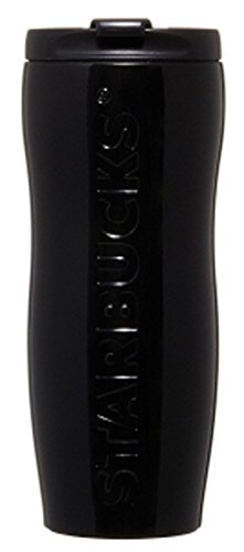 Starbucks Lucy Letter Black Stainless Steel Tumbler, Tall 12 Fl Oz (Black)