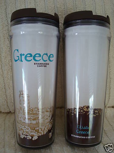 Starbucks Global City Icon Collection Tumbler - GREECE -12 Oz/355 Ml