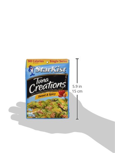Starkist Tuna Creations Variety Bundle, Single Serve 2.6-Ounce Pouch (Pack of 5) Includes 1-Pouch Sweet & Spicy + 1-Pouch Hickory Smoked + 1-Pouch thumbnail