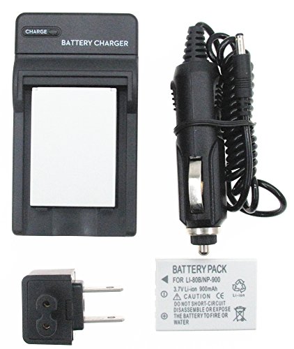 JIOOYEE Battery (2-Pack) + Charger for NYTECH DS-7210 DS7210 DS-8210 DS8210 DS-8310 DS8310 DM-6331 MH29637 MH-29637 Camera