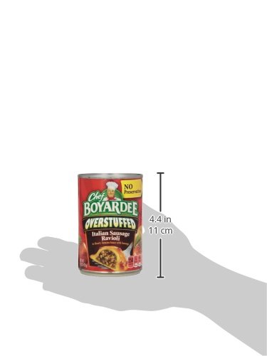 Chef Boyardee Big Overstuffed Italian Sausage Ravioli, 15-Ounce Cans (Pack of 12) thumbnail