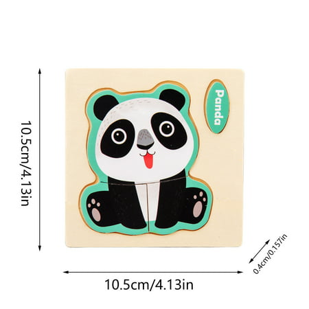 Ljh7799 Cartoon Animal Traffic Three-Dimensional Puzzle Children S Early Education Educational Wooden Puzzle Toy Jiaju729 SA9