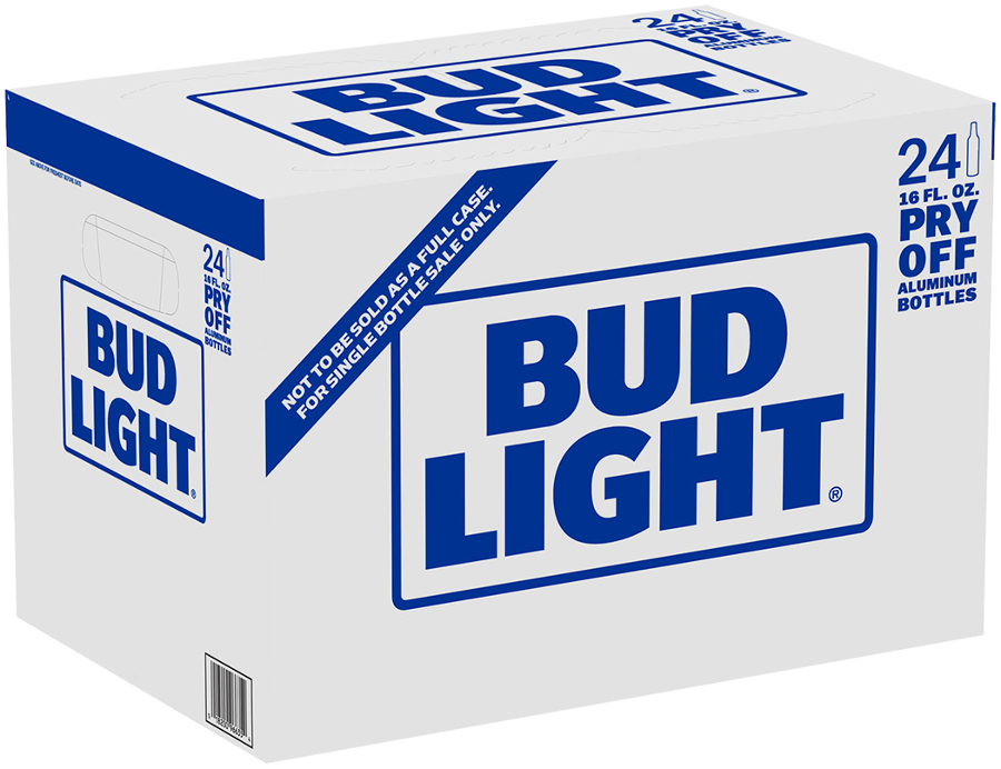 Diet info for Bud Light, 24 pack, 16 fl oz aluminum bottles - Spoonful