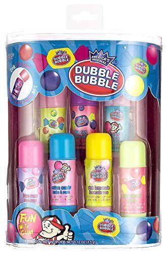 Dubble Bubble Chubby Mini Flavor Lip Balm, 7 Count by Dubble Bubble
