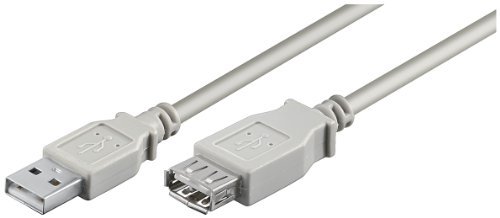 Goobay USB 2.0 Hi-Speed Extension Cable, Grey, 5 M