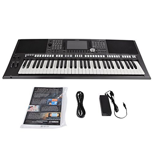 Pkg:Yamaha PSR-S970 61KeyProfessionalDigitalKeyboardArrangerWorkstation+SKB 3I-4719-KBD 61NoteWaterproofHardKeyboardTravelCase+RV RKS-2XDoubleXBracedK