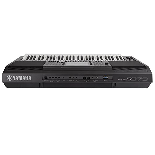 Pkg:Yamaha PSR-S970 61KeyProfessionalDigitalKeyboardArrangerWorkstation+SKB 3I-4719-KBD 61NoteWaterproofHardKeyboardTravelCase+RV RKS-2XDoubleXBracedK thumbnail