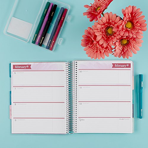 Erin Condren 12 Month 2017 Lifeplanner, Midcentury Circles, Horizontal, Colorful Interior (AMA-12M 2017 09) thumbnail