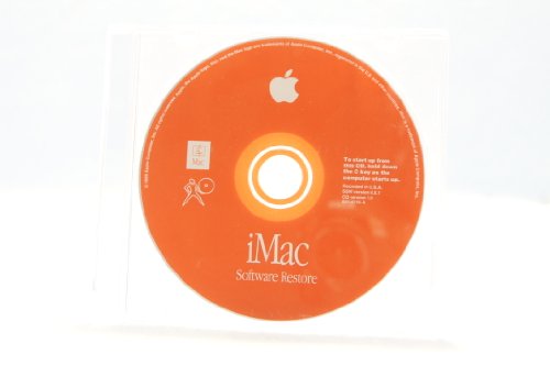 IMac Software Installation Disc Driver 1999 Macintosh Part Number #691-2176-a SSW Version 8.5.1 CD Version 1.0