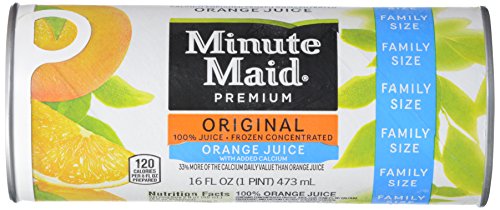 Minute Maid Calcium Fortified Orange Juice, 16 Oz (Frozen)