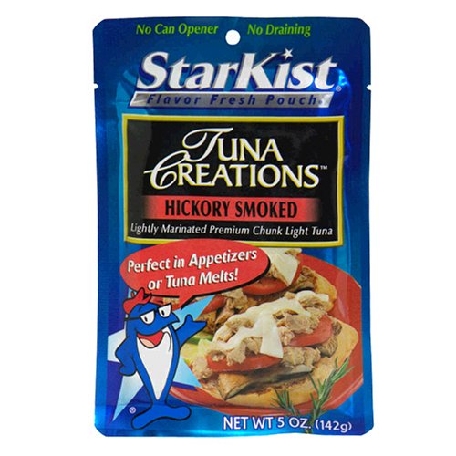 Starkist Tuna Creations, Hickory Smoked, 4.5-Ounce Pouches (Pack of 12)