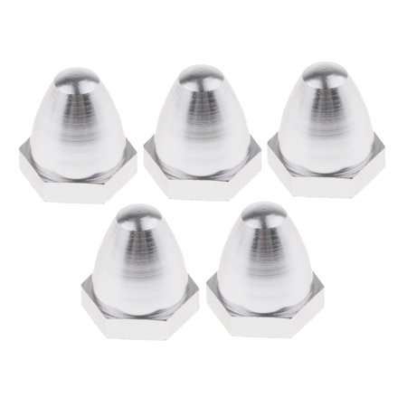 5-Pack Alloy Propeller Nut Fixed Adapter for 2212 2312 2213 Brushless Motor - CW White