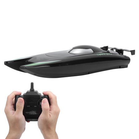 Ymiko 2.4G 30KM/H High Speed 7.4V Capacity Battery Dual Motor RC Boat for Kids Adult Gift Remote Control Boat 30 Km/h 2.4G Dual Motor RC Boat