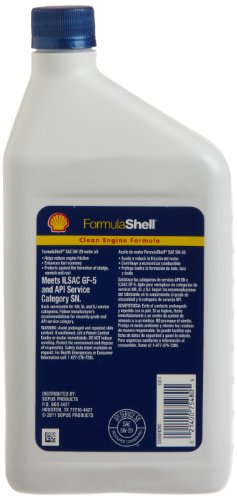 FormulaShell Conventional SAE 5W-20 Motor Oil  1 Quart (12 Pack Case) thumbnail
