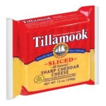 Tillamook Sliced Sharp Cheddar Cheese  12 Ounce - 12 per Case.