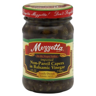 Mezzetta, Caper in Balsamic Vinegr, 4 OZ (Pack of 12)