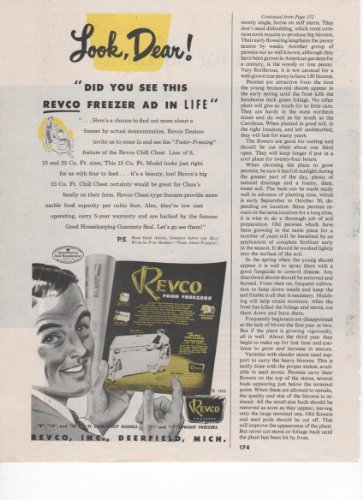 Revco Food Freezers Faster Freezing Features Chest 1953 Vintage Advertisement