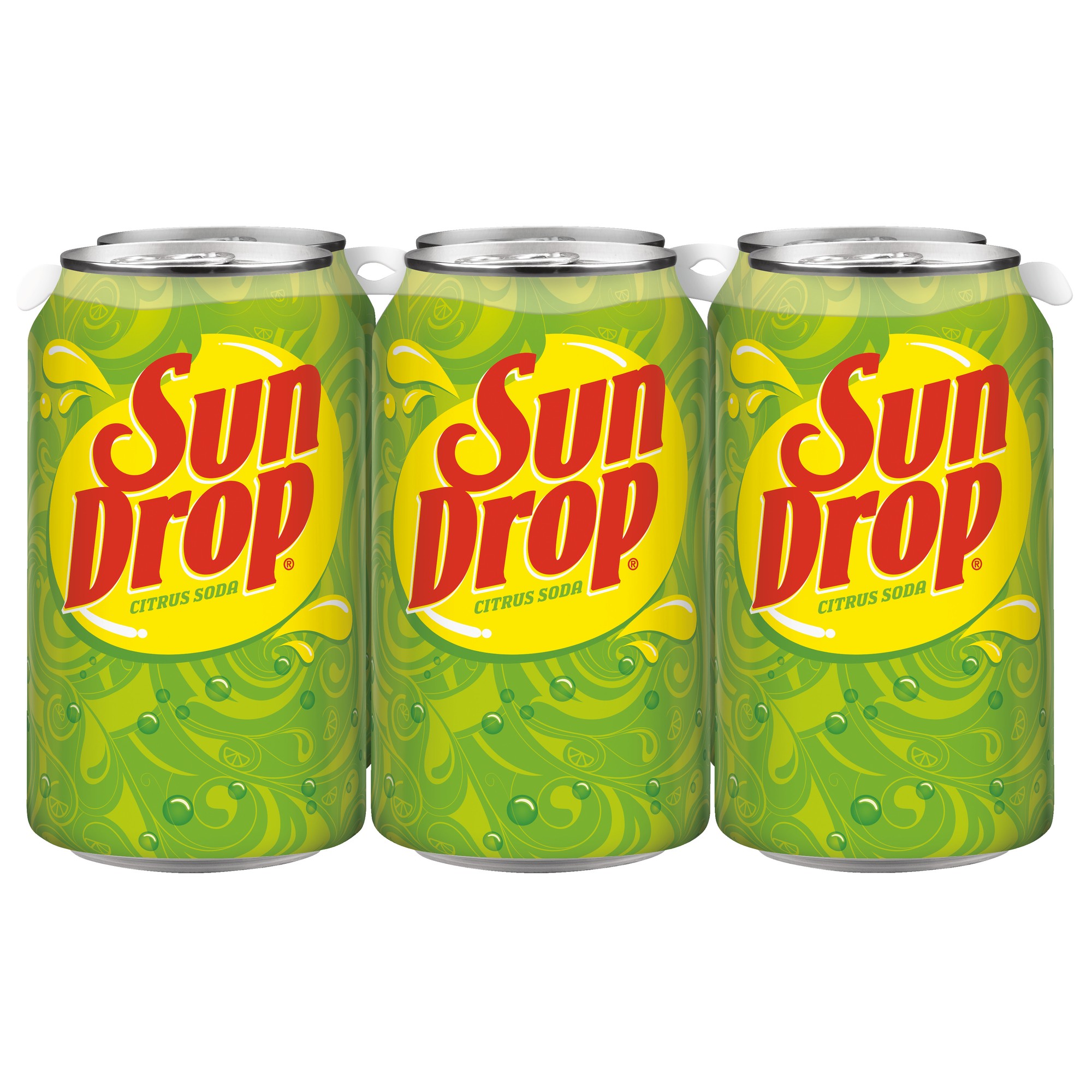 Sun Drop Citrus Soda, 12 Fl. Oz., 6 Count
