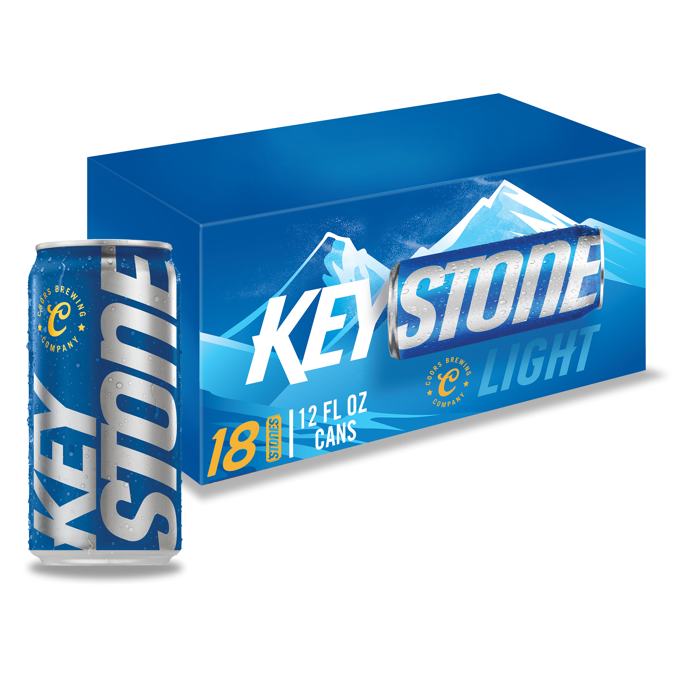 Keystone Light Lager Beer, 18 Pack, 12 Fl. Oz. Cans, 4.1% ABV