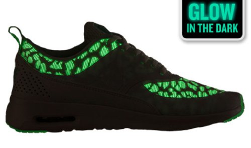 Nike Air Max Thea Premium White Glow in the Dark Limited Women's Running Shoes (10) thumbnail