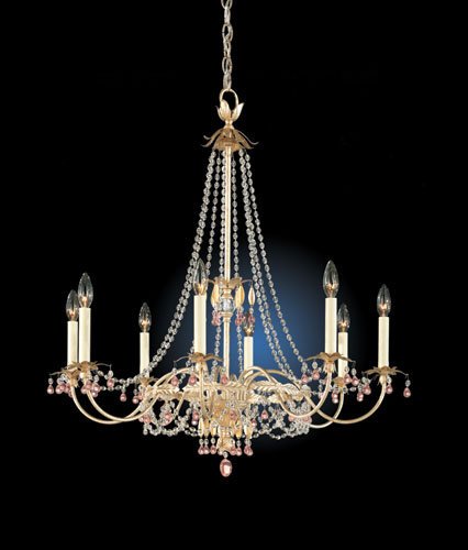 Schonbek Worldwide 5104-35PK 8 Light Adagio Chandelier