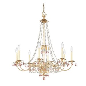 Schonbek Worldwide 5104-35SM 8 Light Adagio Chandelier