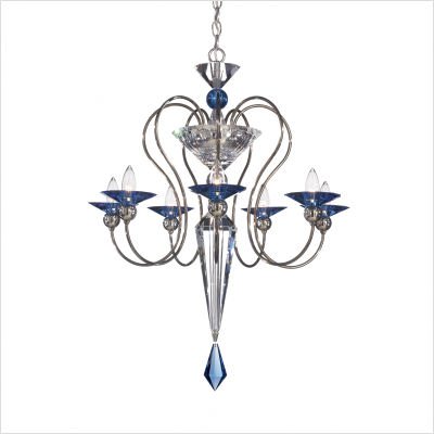 Schonbek Worldwide 9657-40BK 7 Light Rhiannon Chandelier