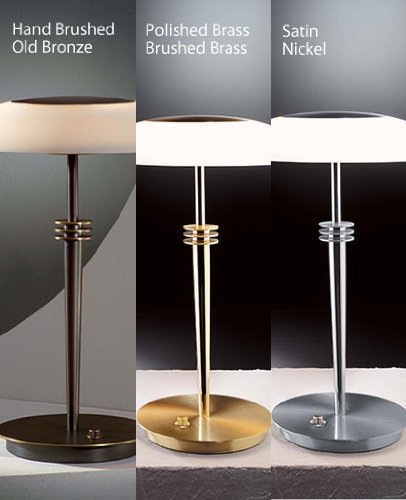 Holtkotter 6249 HBOB Three Light Table Lamp, Hand Brushed Old Bronze Finish