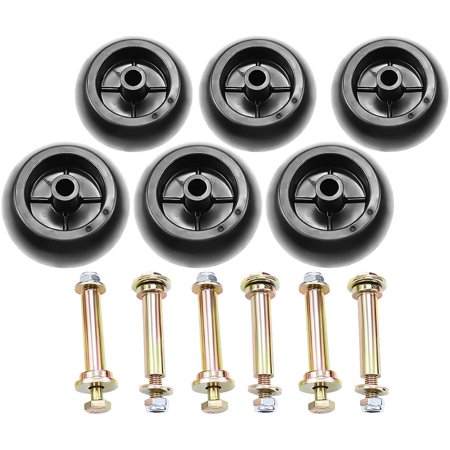 Mower Anti Scalp Deck Wheel Kit Replacement for Bad Boy 022-5234-98 Toro 1-603299 68-2730 E 103-7263 103-4051 H 5391026-43 Many Bore 5/8  Wheel Size 6