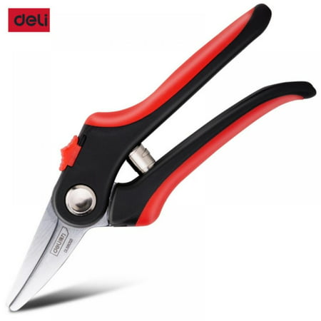 Stainless Steel Blade Elbow Pruning Shears - Best Garden Shears  Tree Trimmer  Hand Pruner-Ideal Branch  Hedge  Shrub & Bush Clippers-Razor Sharp Bypa