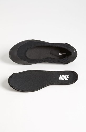 Nike Women's Studio Wrap Pack Ballet Shoes-Dark Gray/Volt-10 thumbnail