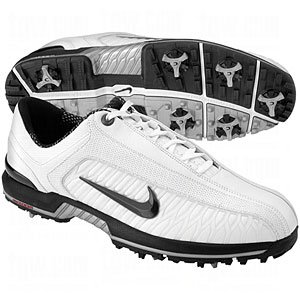 Nike Mens Air Zoom Elite II Golf Shoes (Medium) (10 D(M), White/White/Gunmetal)