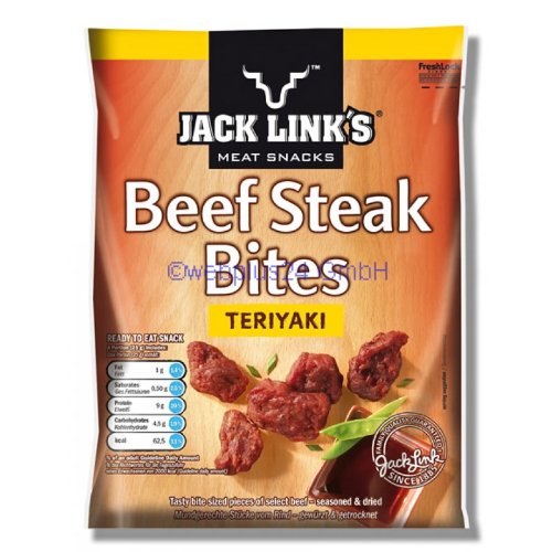 Jack Link´s Beef Steak Bites Teriyaki, 75g Dried Meat