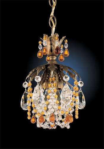 Schonbek Worldwide 1253-22BD Rondelle Single Mini Chandelier