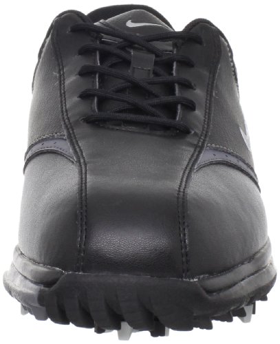 Nike Golf Men's Nike Heritage Golf Shoe,Black/Metallic Silver,10 W US thumbnail