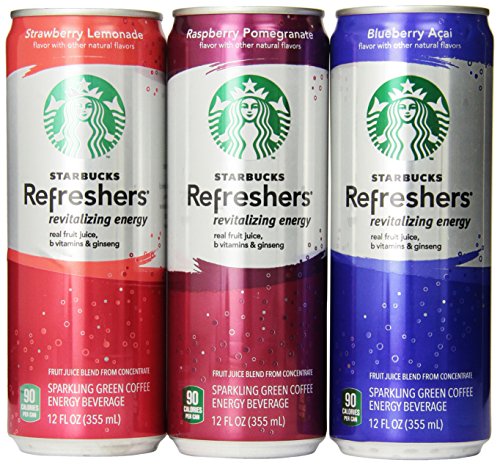 Starbucks Refreshers Variety Pack, 12 Fluid Ounce (Pack of 12)