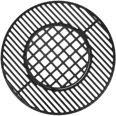 Cast Iron Gourmet Bbq System Cooking Grate for 22 1/2 Inches Weber Charcoal Grills  22.5 Inches Grill Grate Grids Replaces for Weber 8835