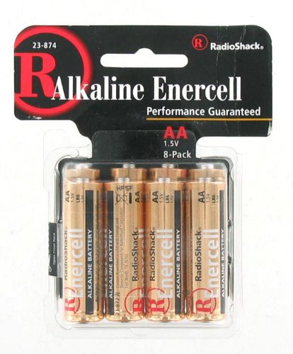 RadioShack Alkaline AA Batteries (8-Pack)