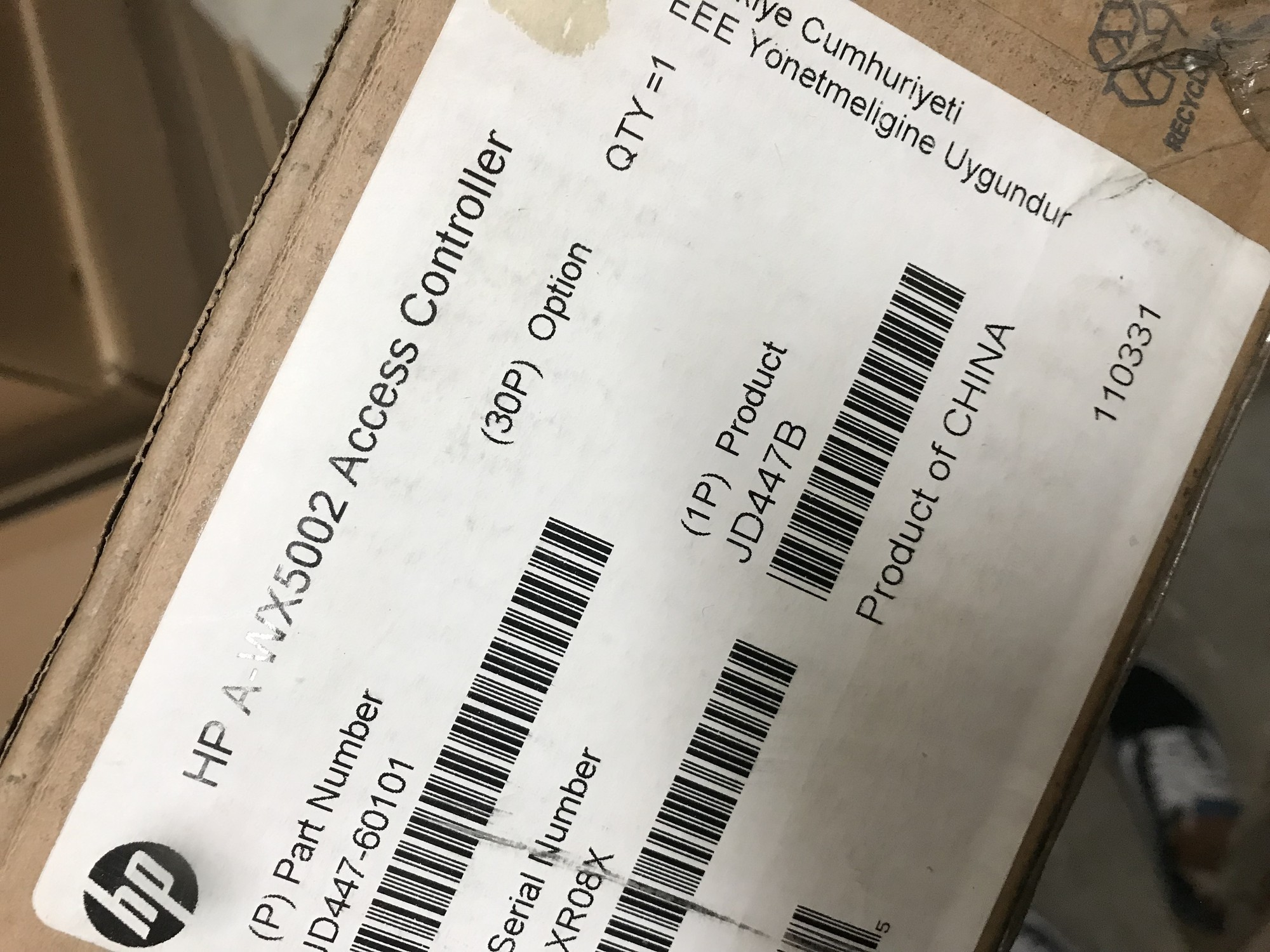 HP a-WX5002 Wireless LAN Controller 2 X Network (RJ-45)