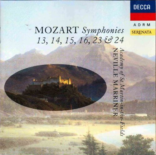 Mozart Symphonies 13 14 15 16 23 24