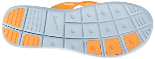 Nike Women's Comfort Thong Atomic Mango/Pink Glow/Barely Blue/Game Royal Sandal 10 B - Medium thumbnail