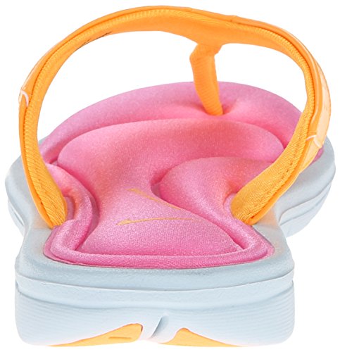 Nike Women's Comfort Thong Atomic Mango/Pink Glow/Barely Blue/Game Royal Sandal 10 B - Medium thumbnail