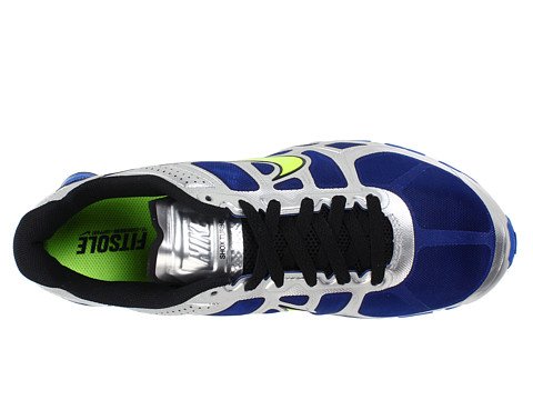 Nike Shox Turbo+ 12 Mens Running Shoes [454166-407] Treasure Blue/Volt-Metallic Silver-Black Mens Shoes 454166-407-10 thumbnail